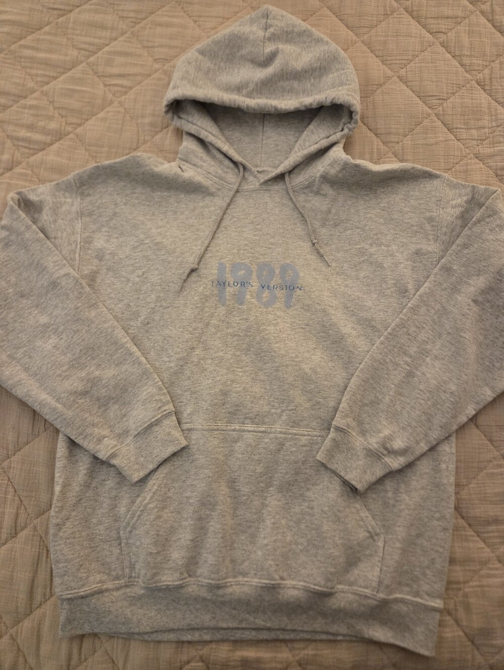 Taylor Swift 1989 Taylor's Version Gray Tracklist Hoodie